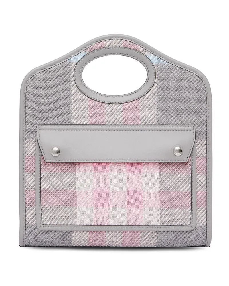 Burberry Mini Handtasche Grau