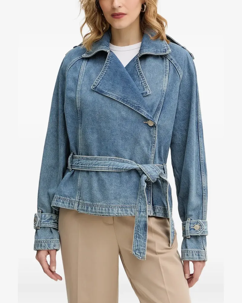 Guess belted denim jacket - Blau Blau