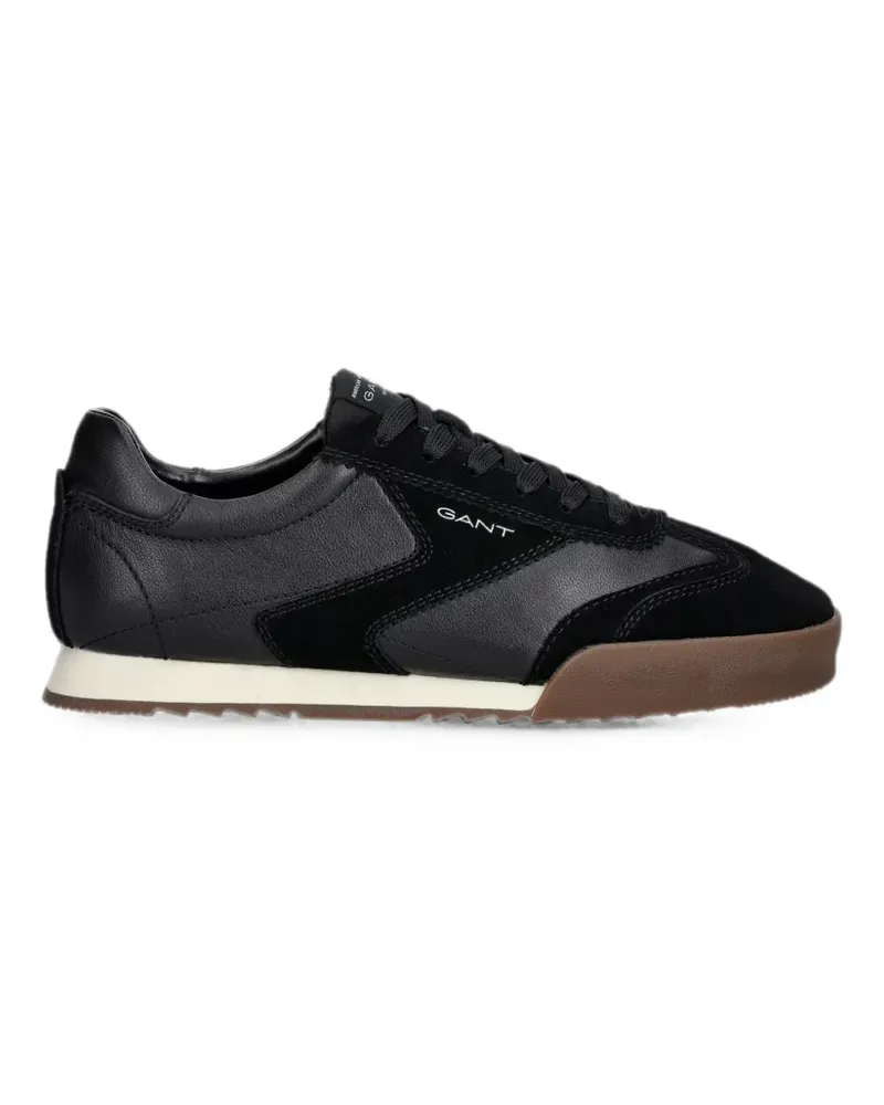 Gant Sneakers mit Kontrasteinsatz - Schwarz Schwarz