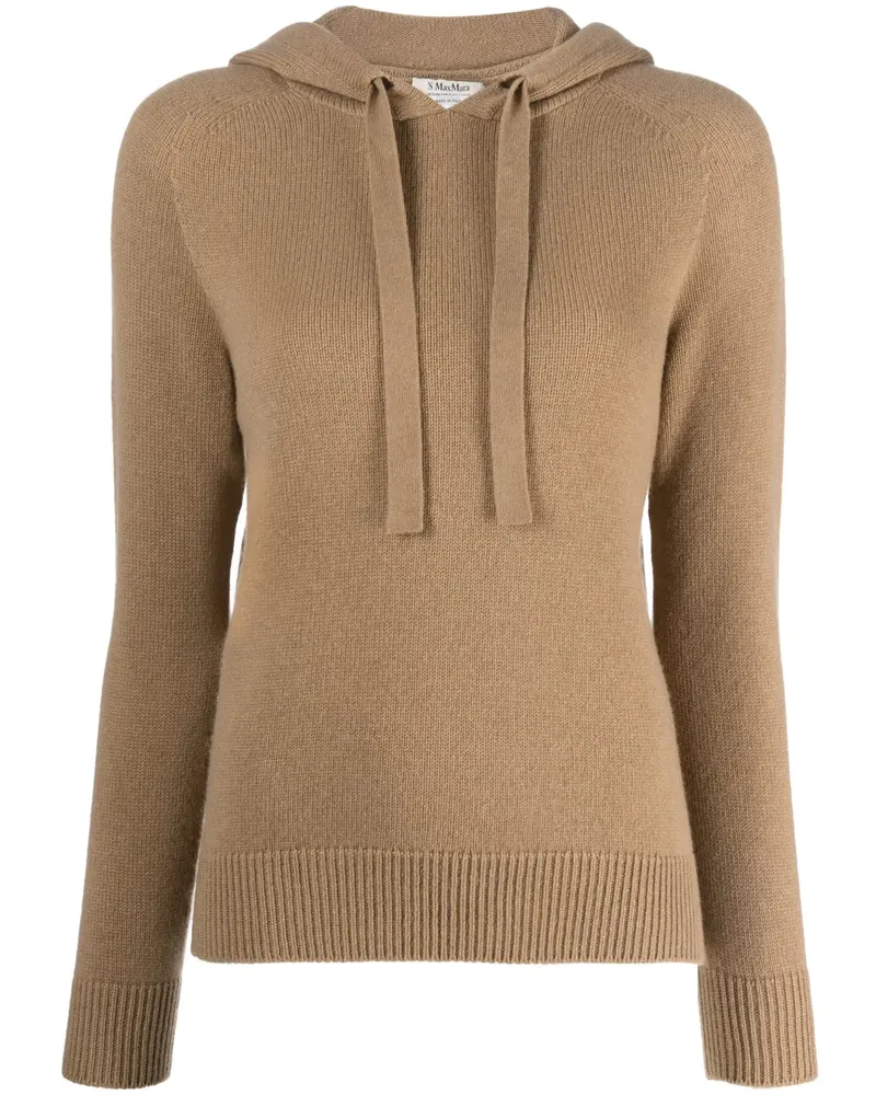 Max Mara Max Mara Hoodie mit Kordelzug - Braun Braun