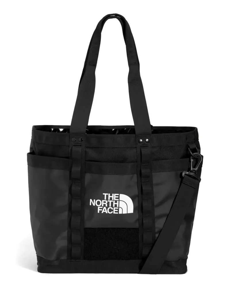 The North Face Explore Utility logo tote bag - Schwarz Schwarz