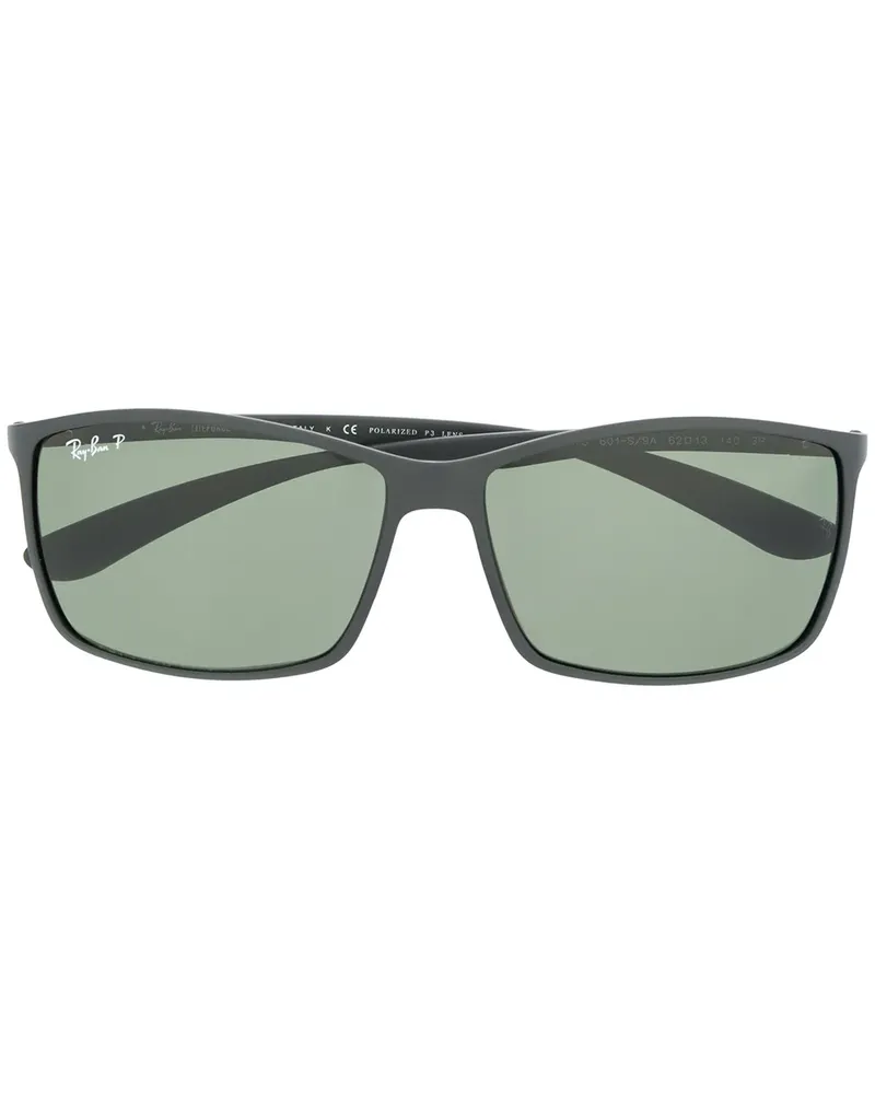 Ray Ban Sonnenbrille mit eckigem Gestell - Schwarz Schwarz