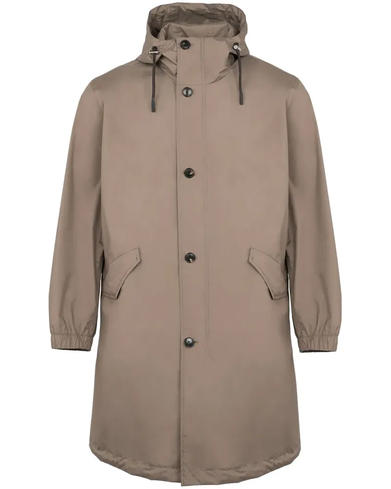 Yves Salomon Wasserdichter Parka - Braun Braun