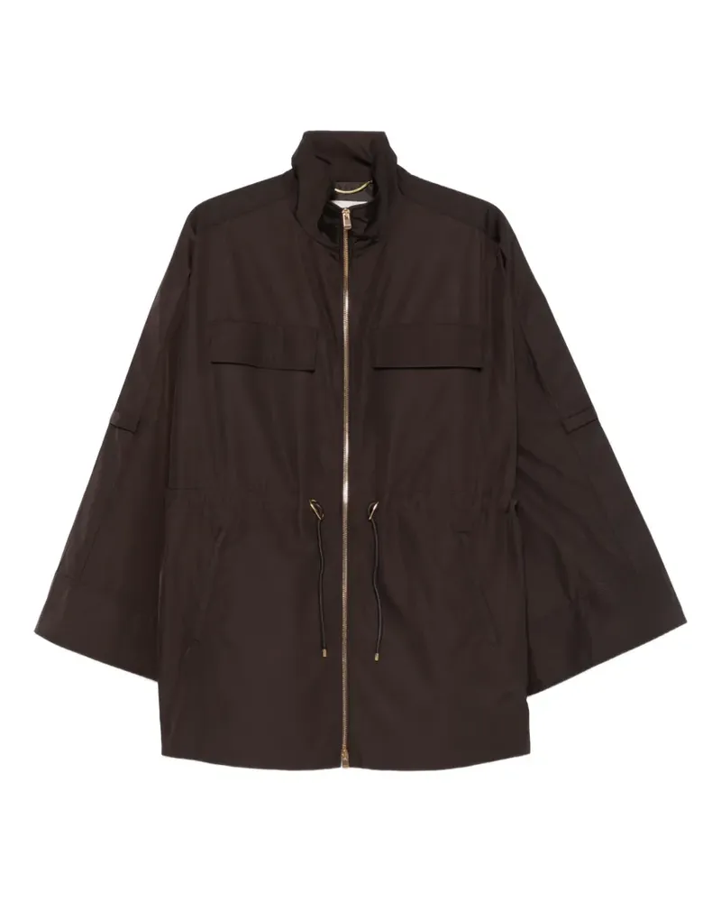 AGNONA pocket drawstring jacket - Braun Braun