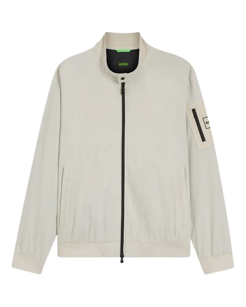 HUGO BOSS Jacke mit aufgesetzter Reißverschlusstasche - Nude Nude