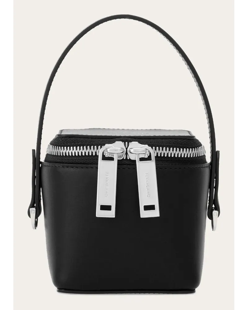 Ferragamo Micro Mini-Tasche Schwarz