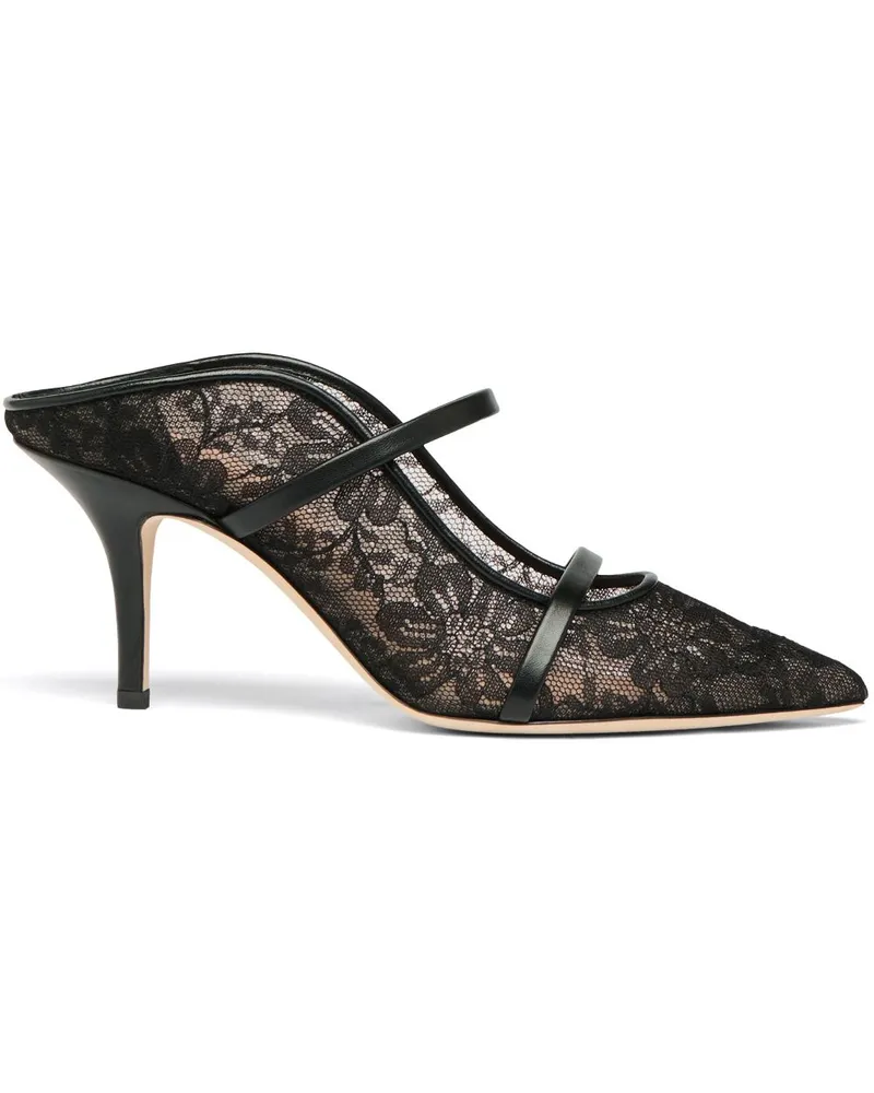Malone Souliers Maureen Mules 70mm - Schwarz Schwarz