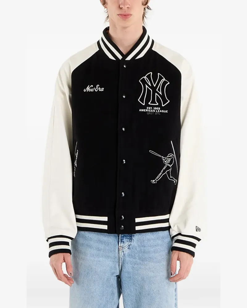 New Era New York Yankees varsity jacket - Schwarz Schwarz