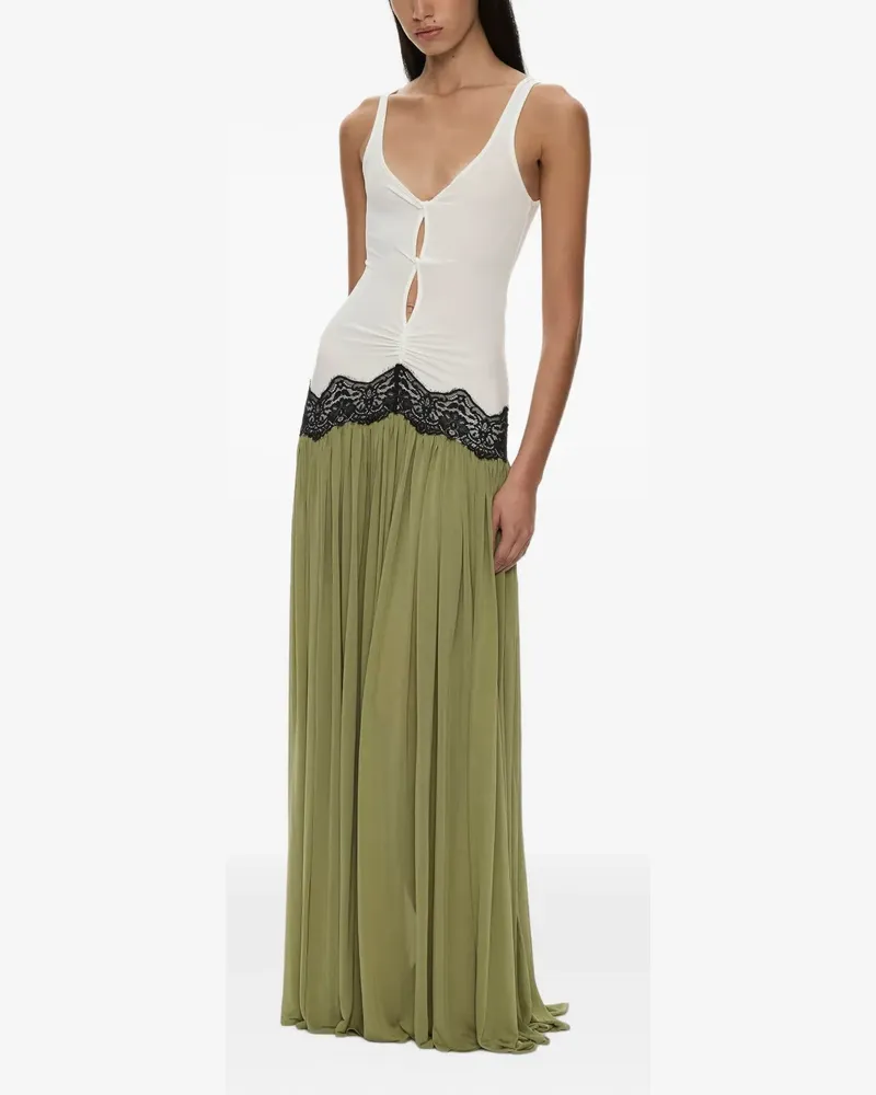 Christopher Esber Open Twist Verner lace maxi dress - Grün Grün