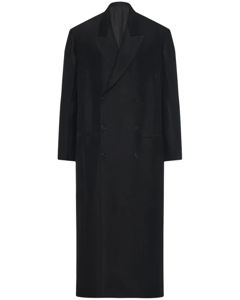 The Row Doppelreihiger Mantel - Schwarz Schwarz
