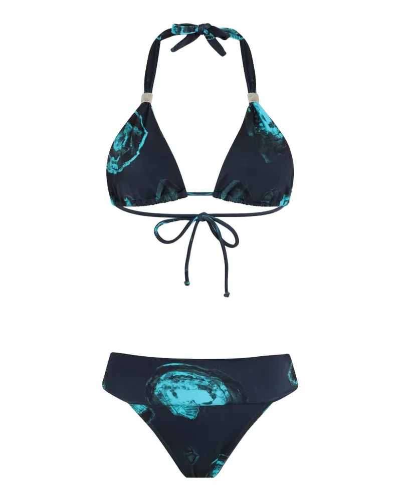 BRIGITTE Marina Bikini mit Print - Blau Blau