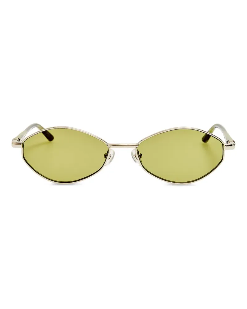 Jacquemus Sirocco geometric-frame sunglasses - Silber Silber