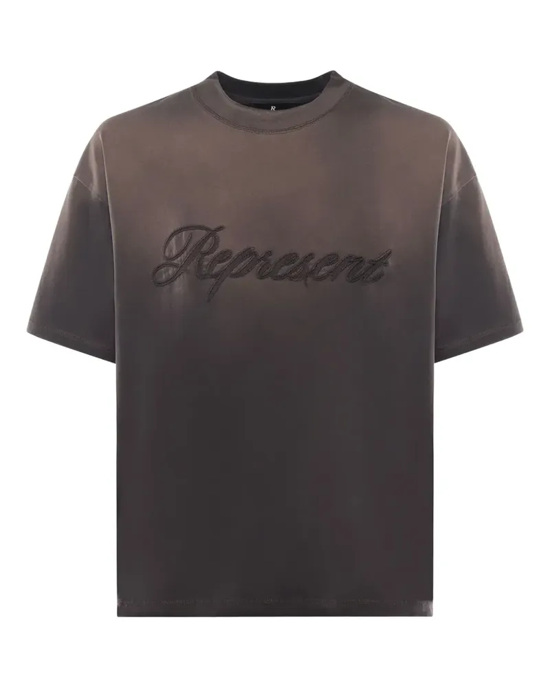 REPRESENT Bestickte T-Shirts und Poloshirts - Braun Braun