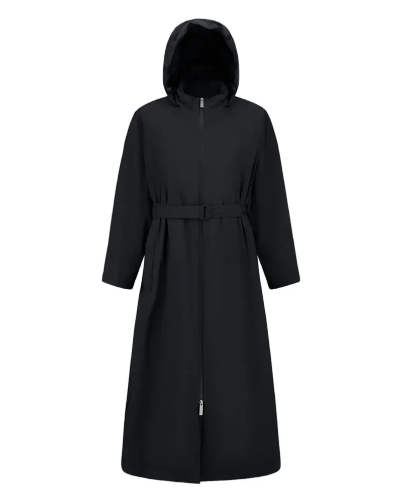 Herno Regenmantel mit Kapuze - Schwarz Schwarz