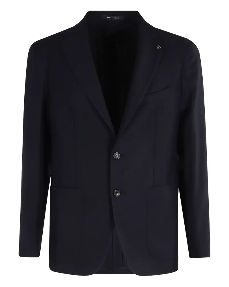 Tagliatore Sakko mit aufgesetzten Taschen - Blau Blau