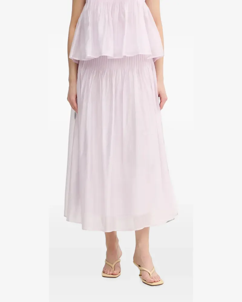 Hoss Intropia Rania pleated maxi skirt - Violett Violett