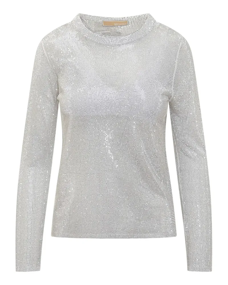 Michael Kors Verziertes Oberteil - Silber Silber