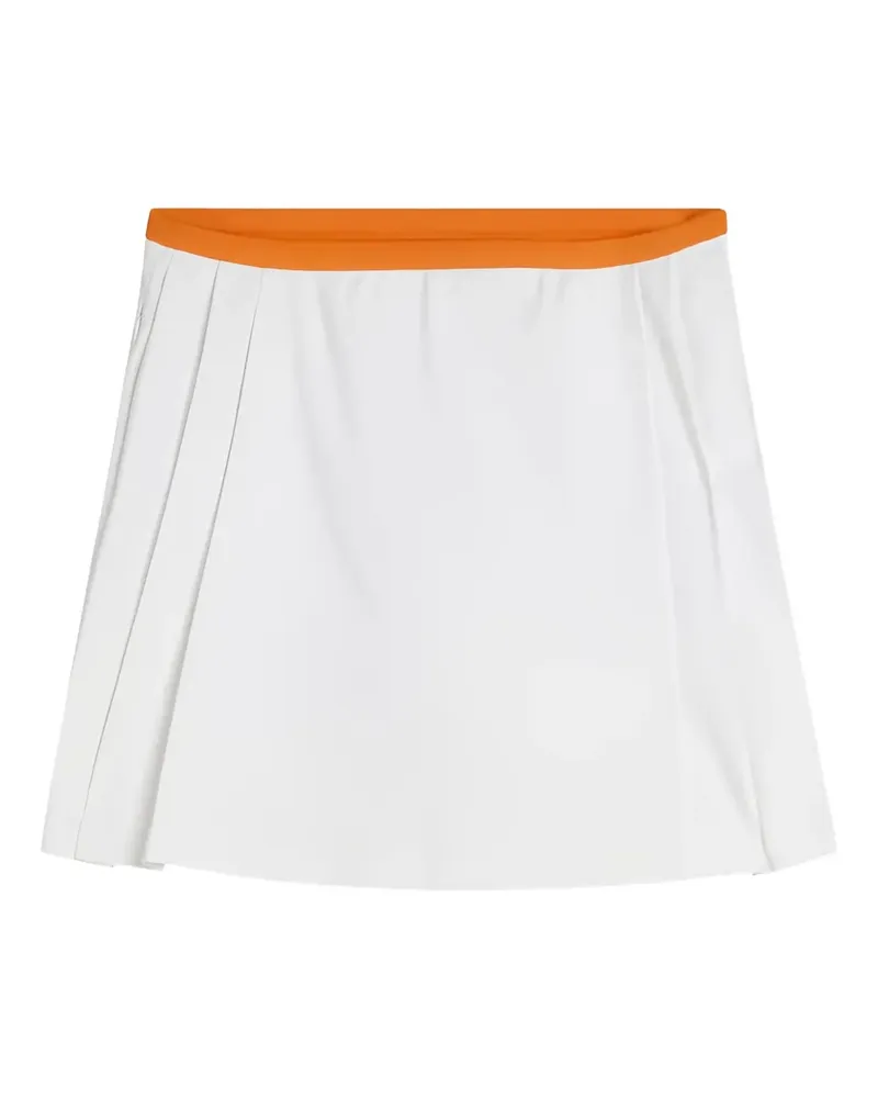 J.Lindeberg Tennisrock mit Falten - Weiß Weiß
