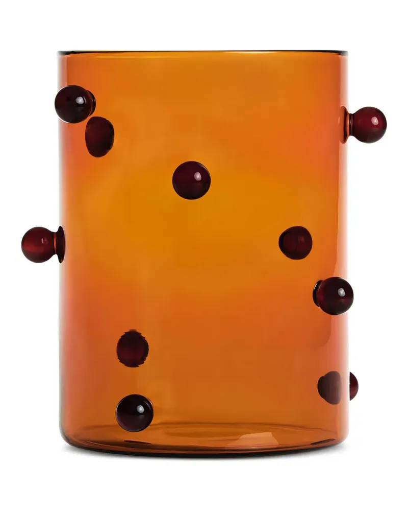 Maison Balzac Pomponette Glasvase (21cm) - Orange Orange
