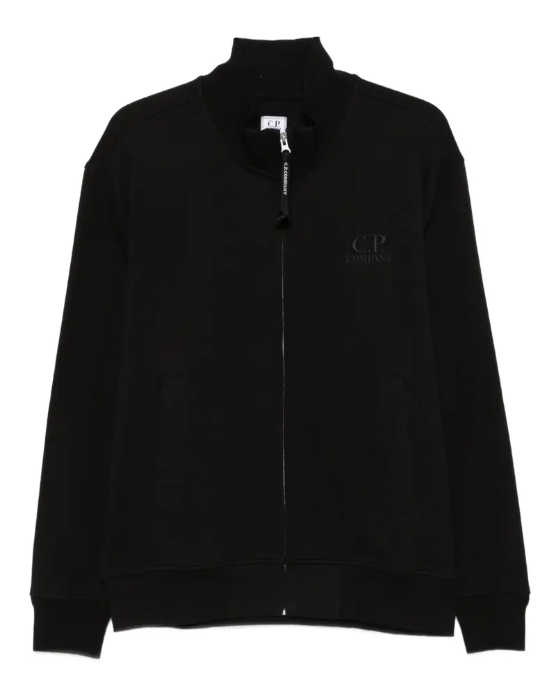 C.P. Company Sweatshirtjacke mit Reißverschluss - Schwarz Schwarz