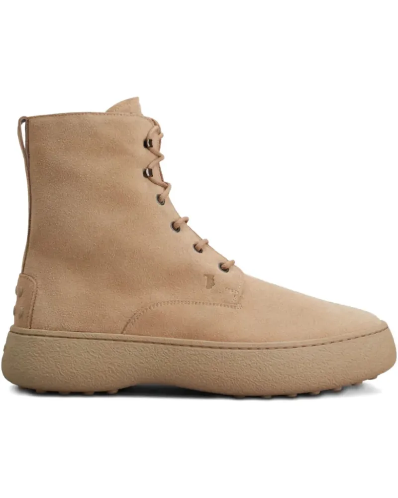 TOD'S Knöchelhohe Schnürstiefel - Nude Nude