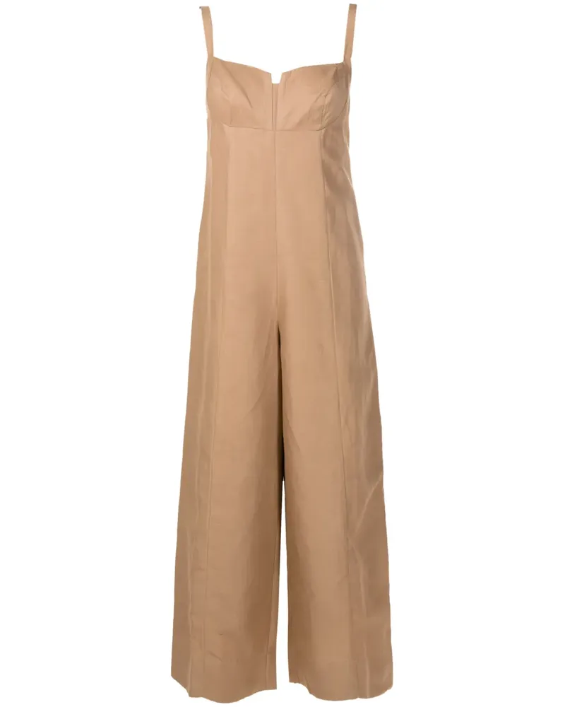 Osklen Jumpsuit mit weitem Bein - Braun Braun