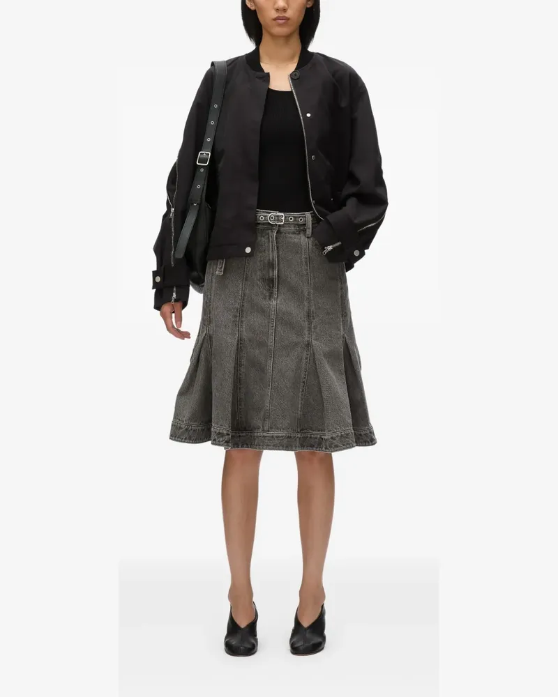 3.1 phillip lim Klassische Bomberjacke - Schwarz Schwarz