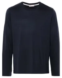 Herno Langarmshirt aus Wolle Blau