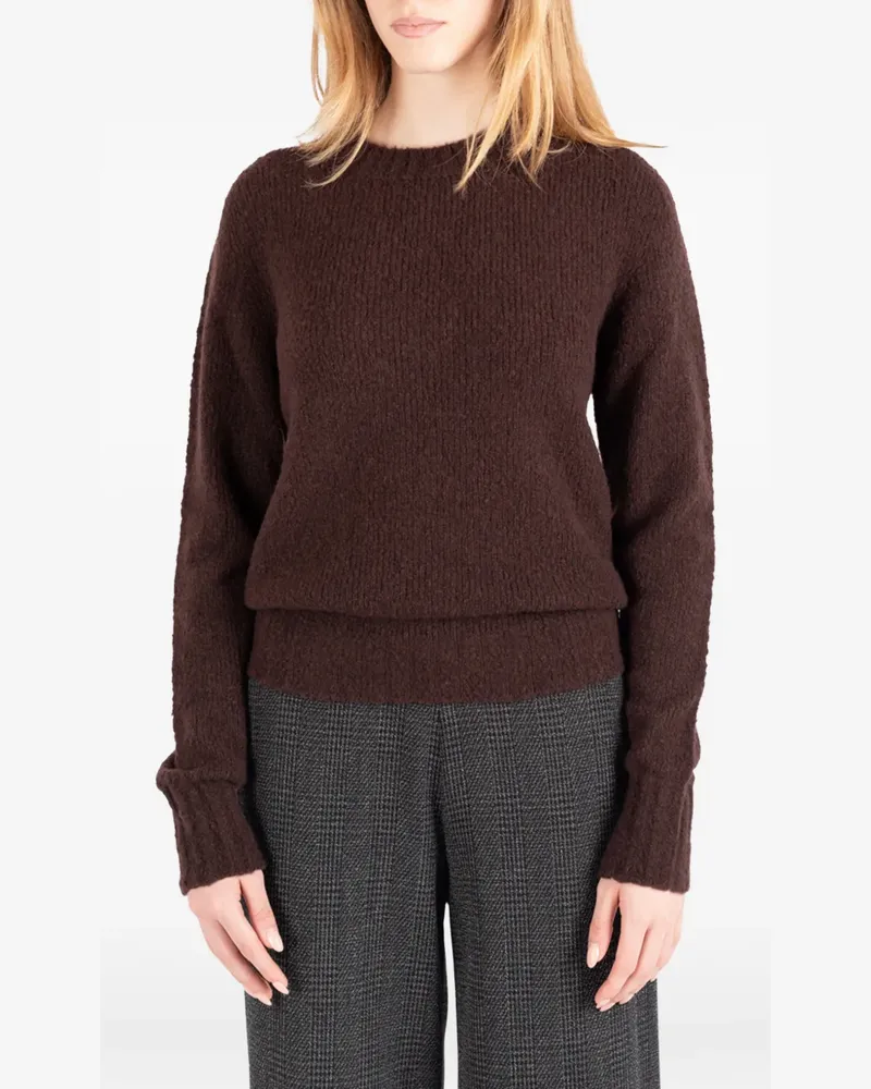 Société Anonyme Peggy crew-neck wool sweater - Braun Braun