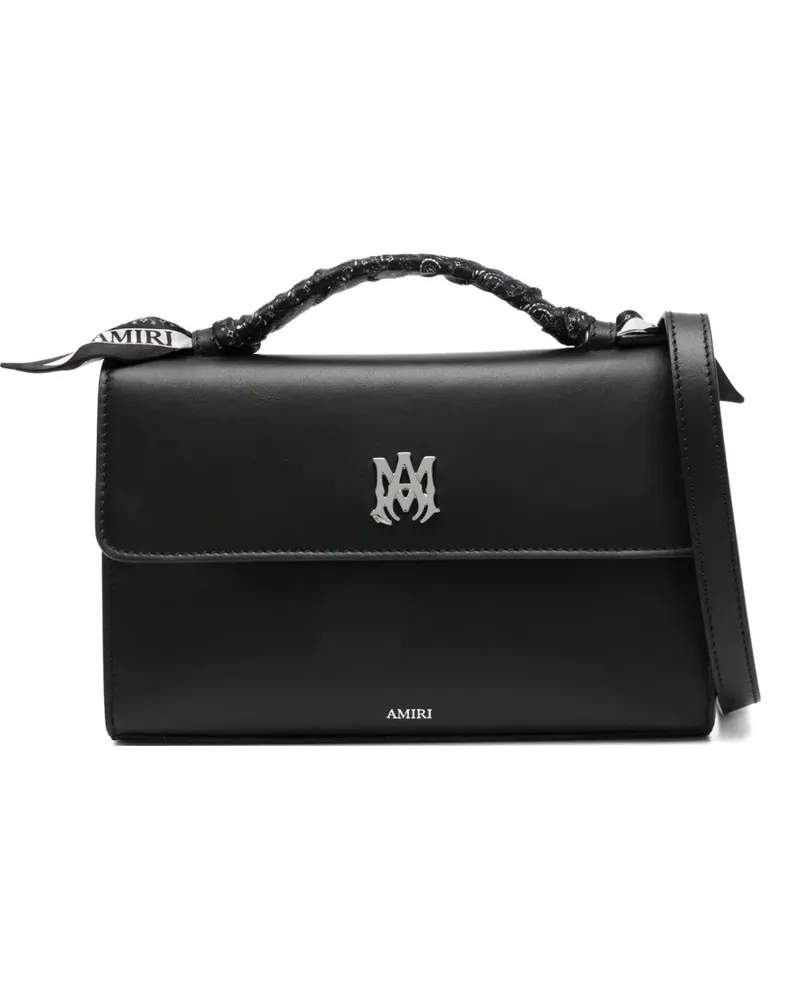 Amiri Shopper mit Logo-Schild - Schwarz Schwarz