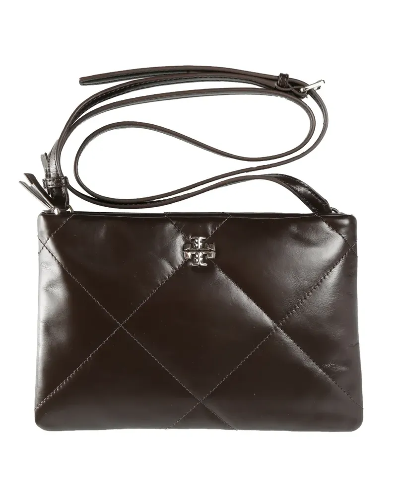 Tory Burch Umhängetasche mit Rautensteppung - Braun Braun