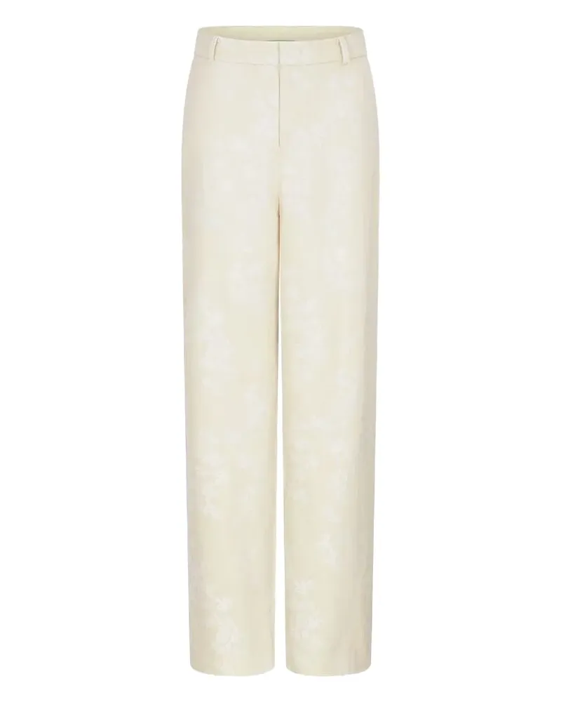 Shanghai Tang Jacquard-Hose - Weiß Weiß