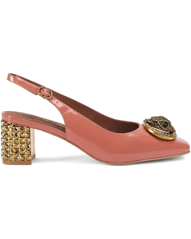 Kurt Geiger Chelsea snake-detail pumps - Rosa Rosa