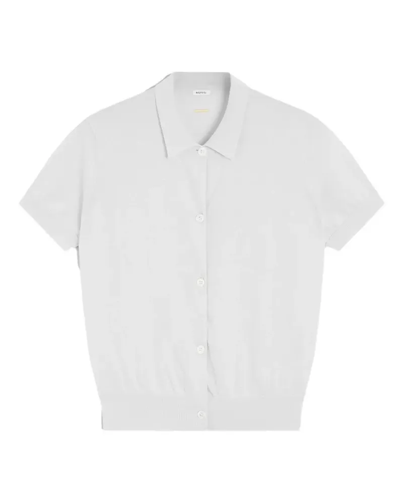 ASPESI button polo shirt - Weiß Weiß