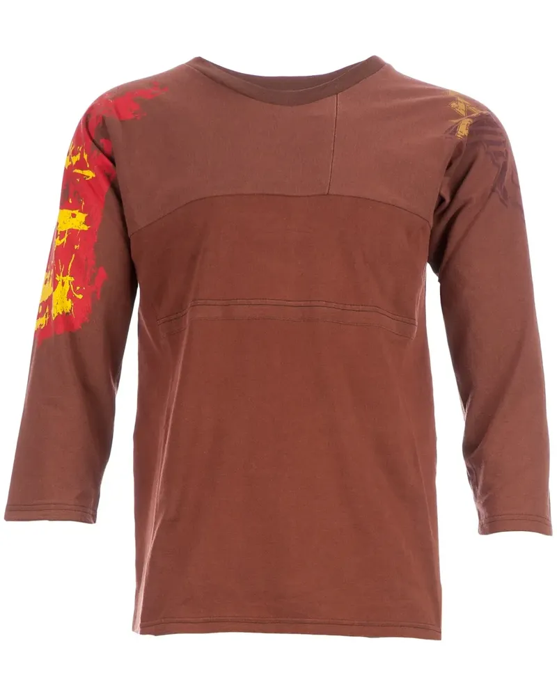 Maison Margiela flame sweatshirt - Braun Braun
