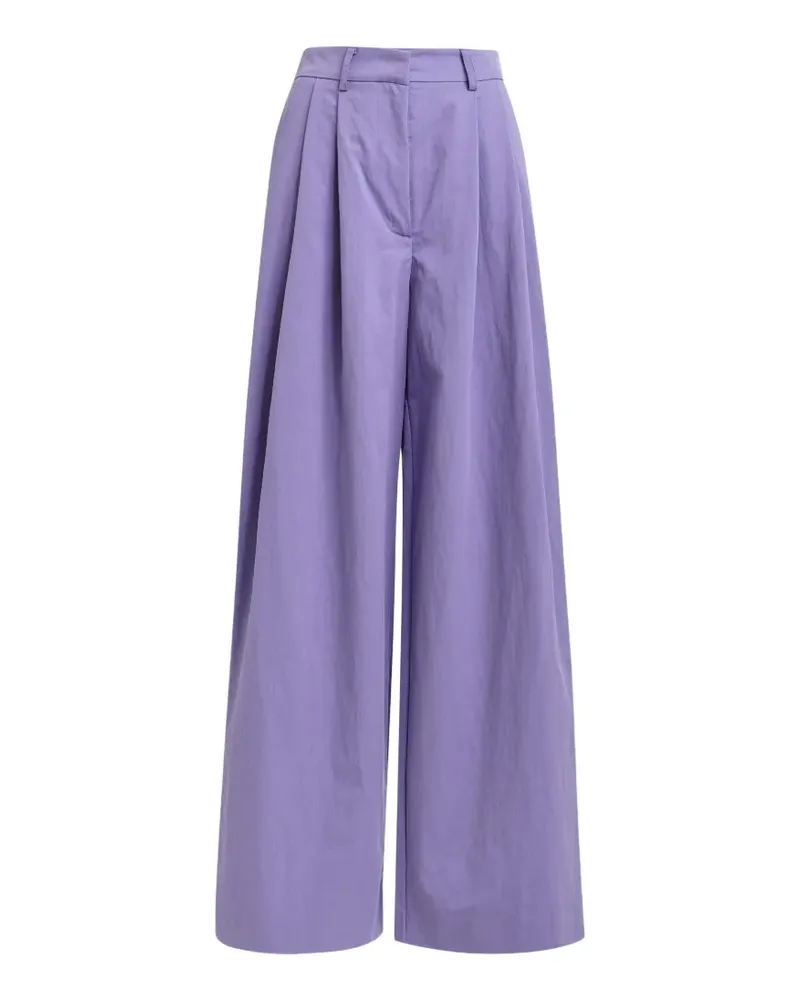 Essentiel pleated wide-leg trousers - Violett Violett