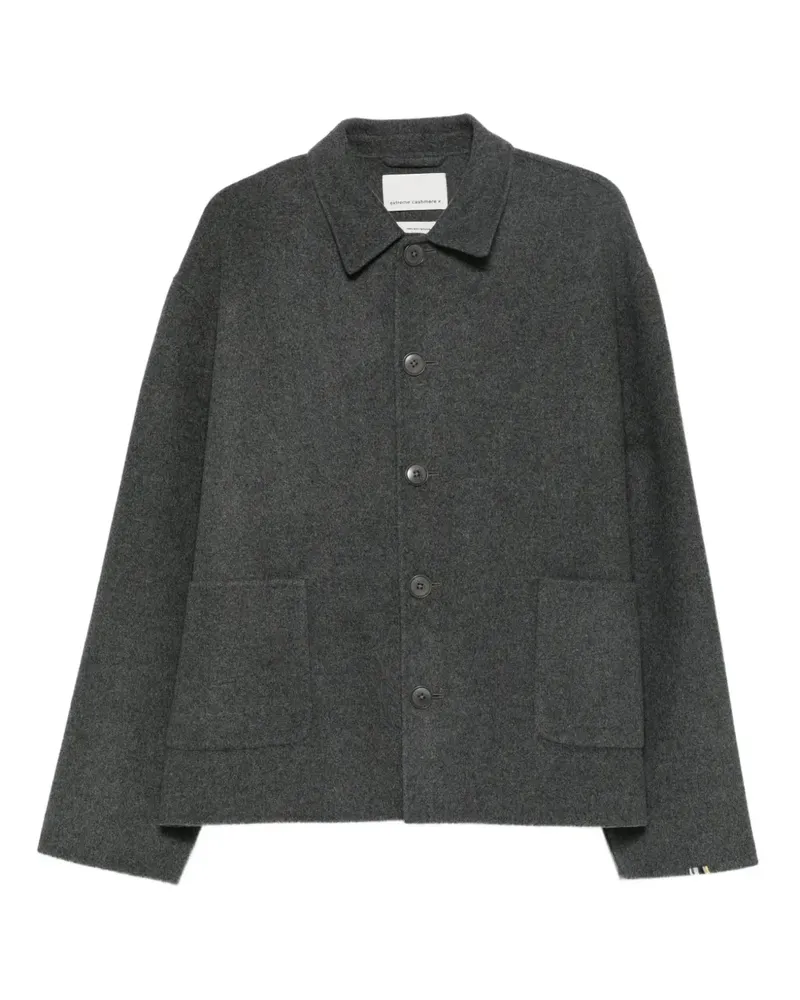 extreme cashmere Einreihiges Blazer - Grau Grau