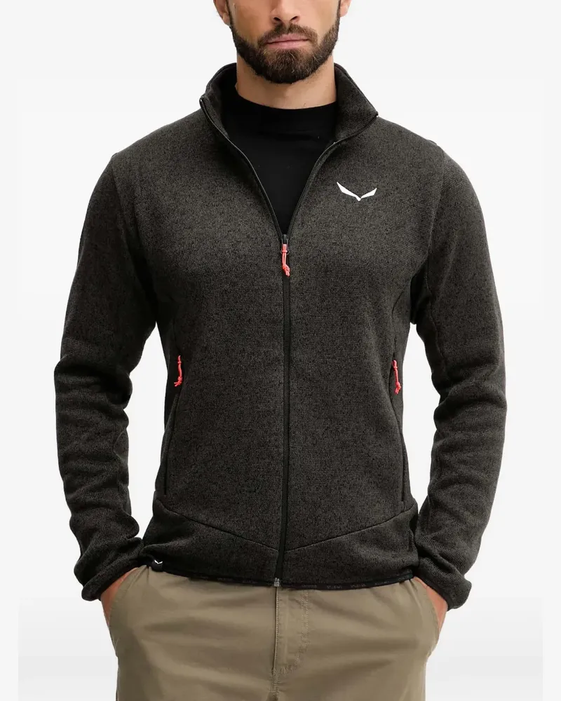 Salewa Pullover mit Logo-Print - Grau Grau
