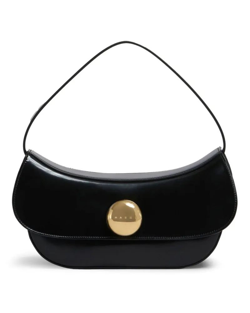 Marni Schultertasche aus Leder - Schwarz Schwarz