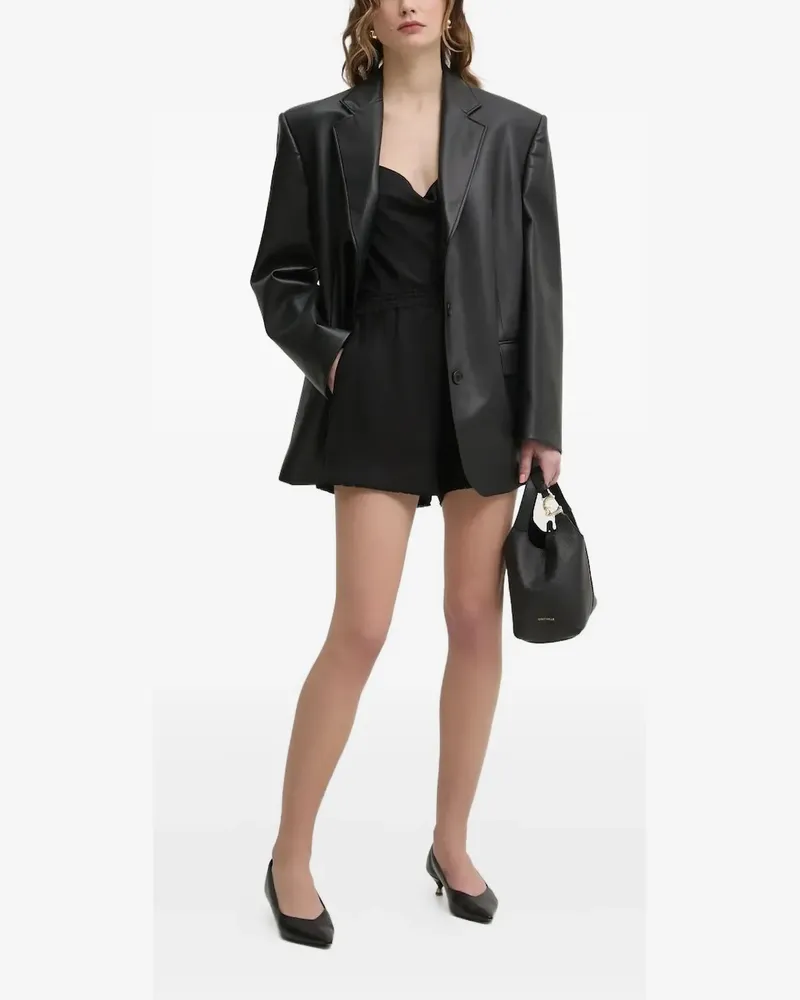 IVY & OAK Shorts mit ausgefransten Kanten - Schwarz Schwarz