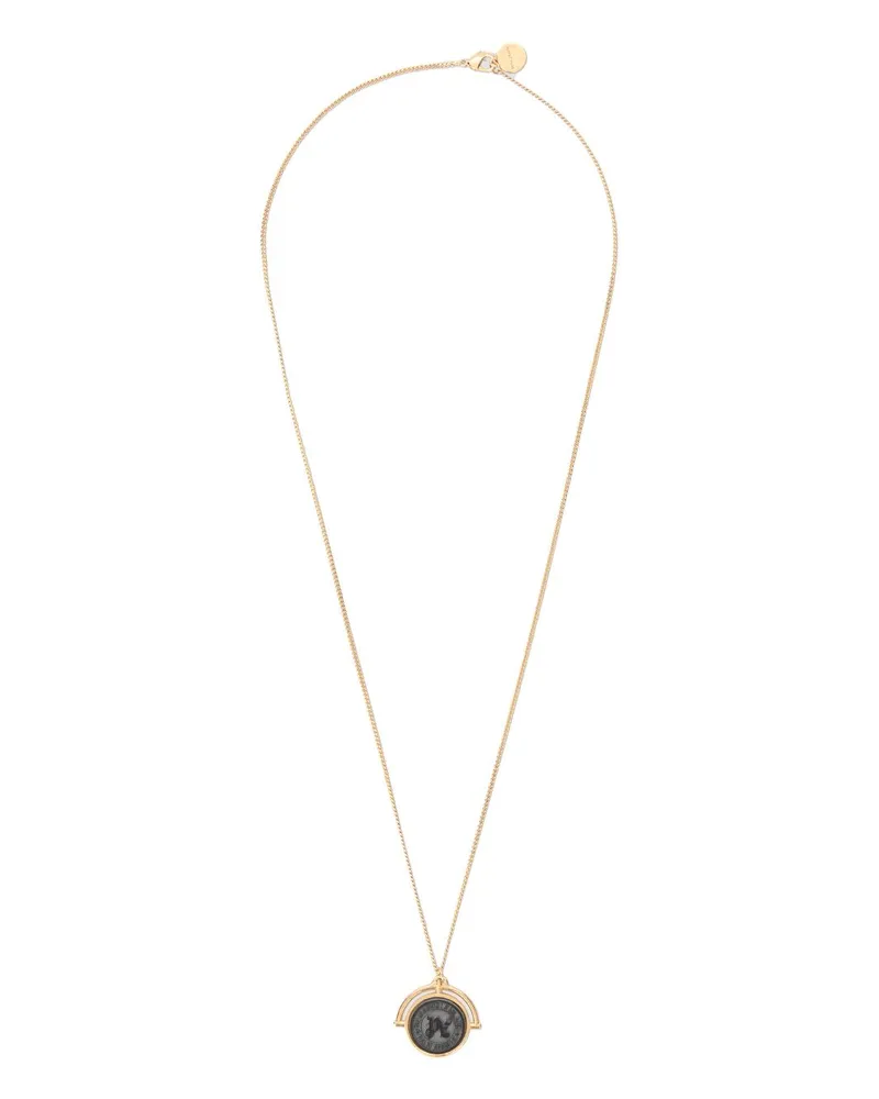 Palm Angels Halskette mit PA-Stein - Gold Gold