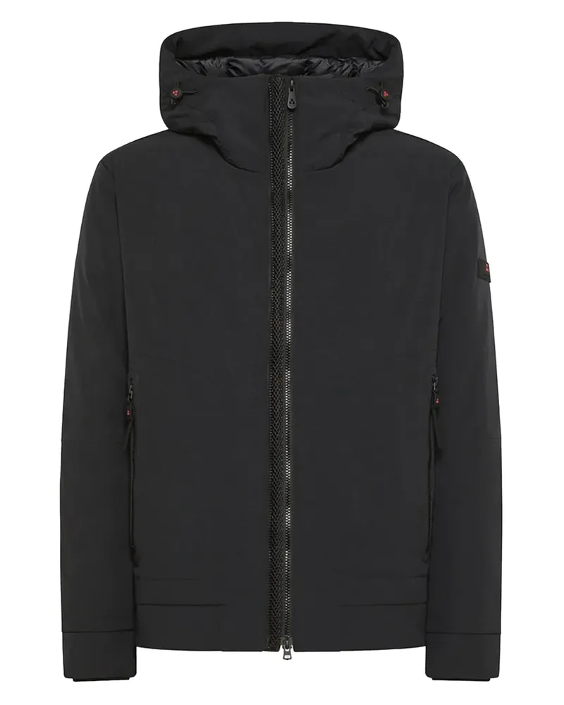 Peuterey Kapuzenjacke mit Reißverschluss - Schwarz Schwarz