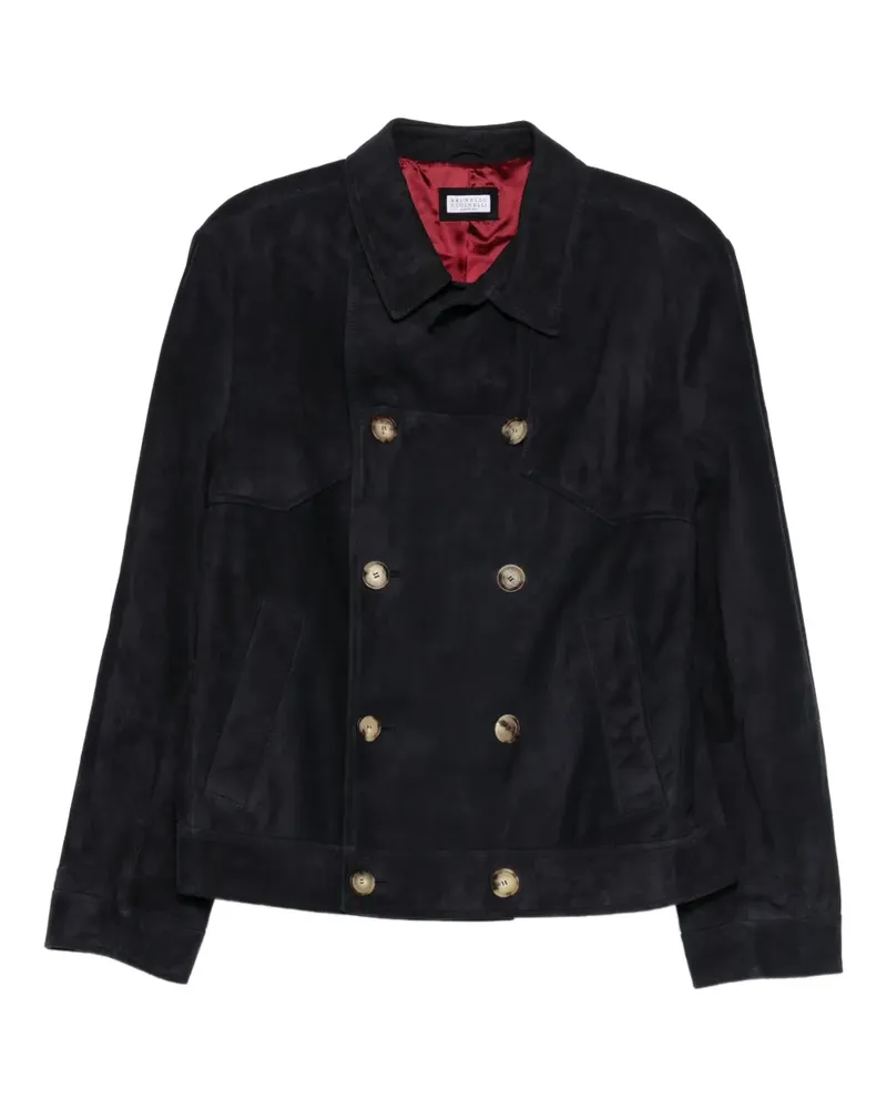 Brunello Cucinelli Doppelreihiges Sakko - Blau Blau