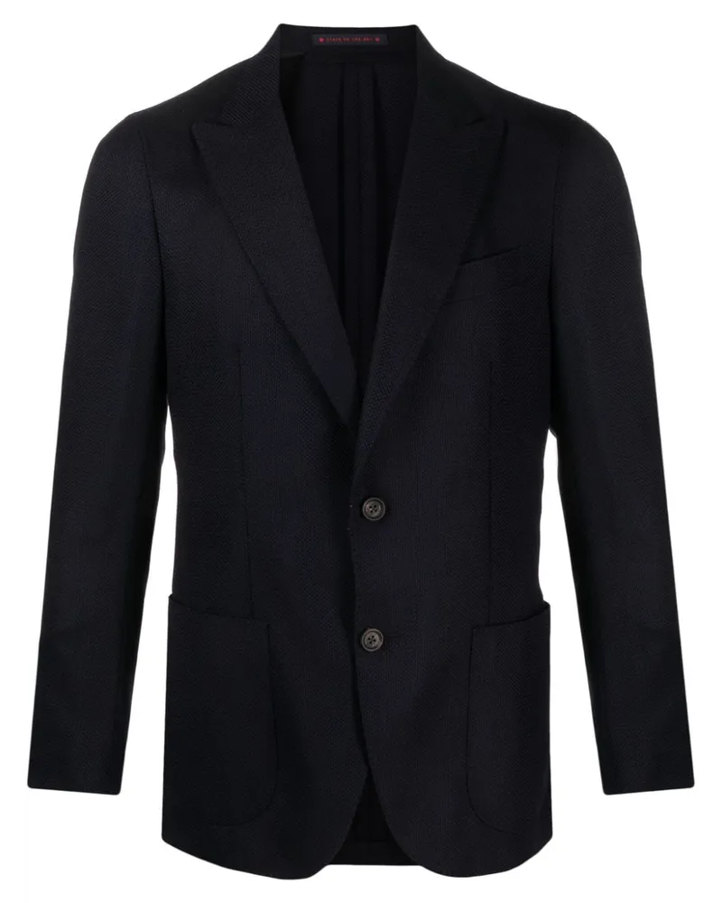 Bagnoli Sartoria Napoli Einreihiges Sakko - Blau Blau
