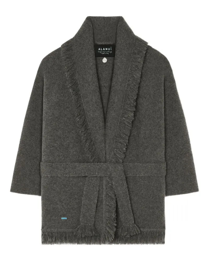 Alanui Finest Cardigan mit Schalkragen - Grau Grau