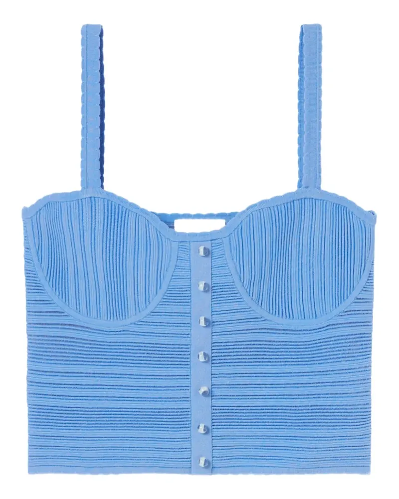 Claudie Pierlot Plissiertes Top - Blau Blau