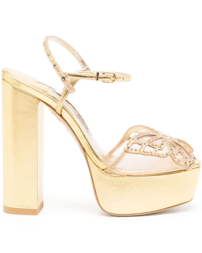 Sophia Webster Farfalla Sandalen 140mm Gold