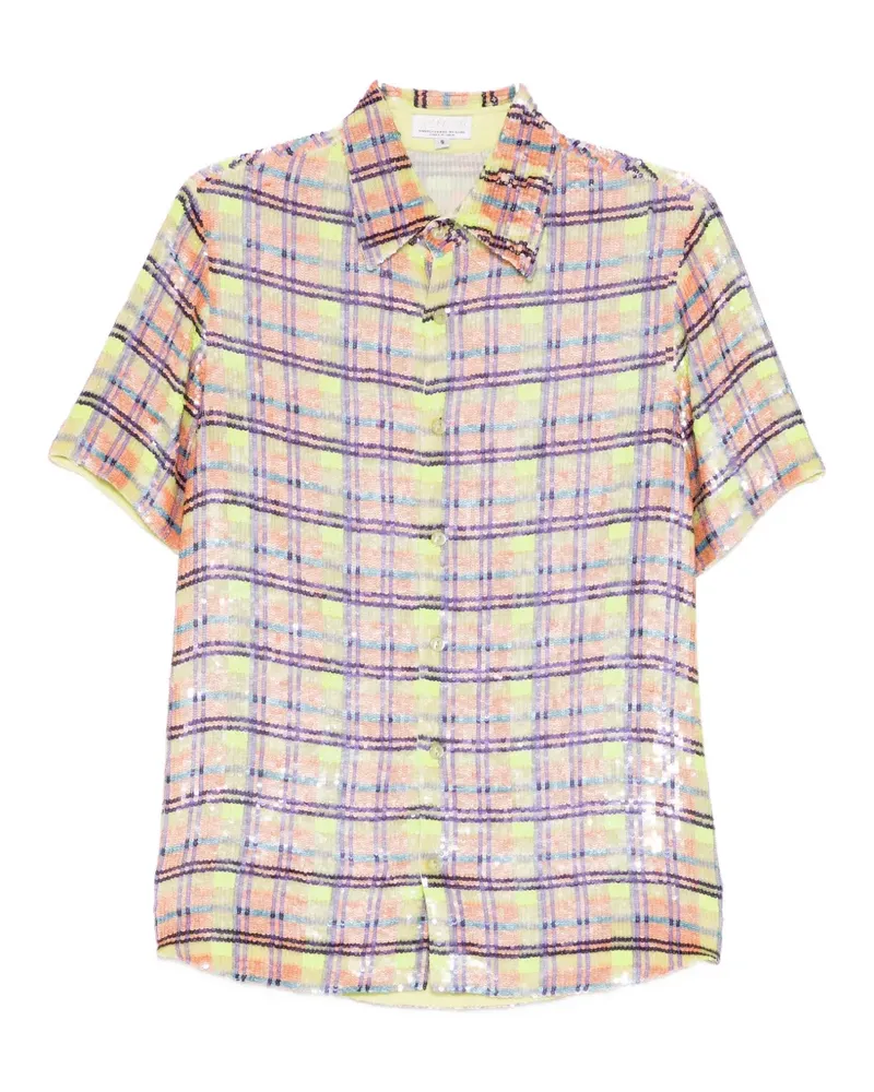 ASHISH plaid shirt - Gelb Gelb