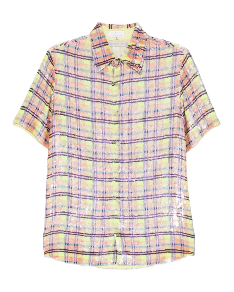 ASHISH plaid shirt - Gelb Gelb
