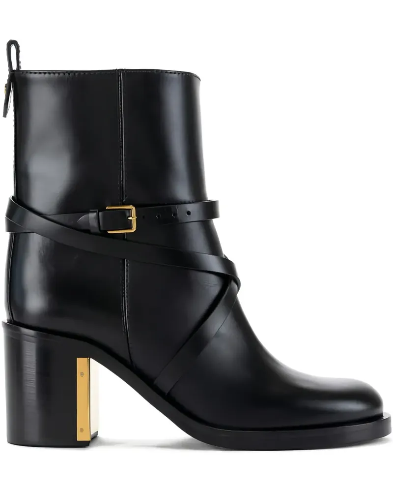 Elisabetta Franchi Stiefel mit Schnalle - Schwarz Schwarz